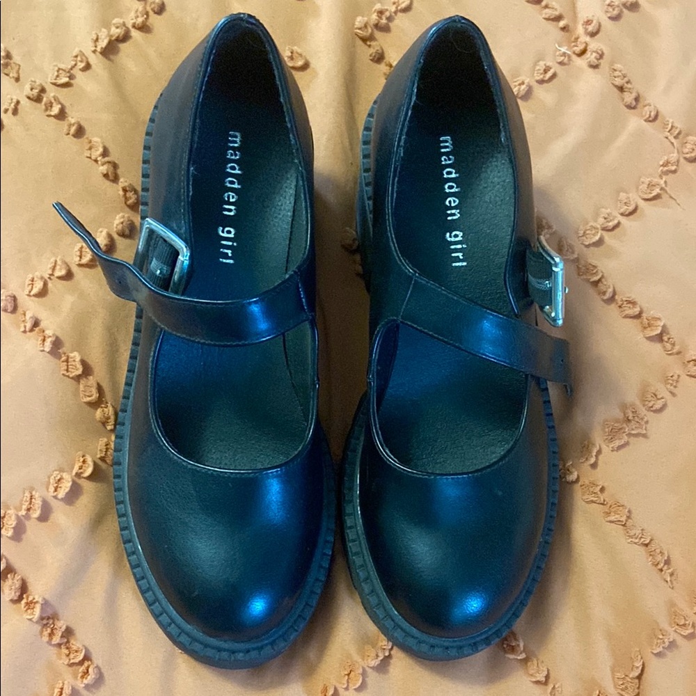 Madden Girl Black Platform Shoes